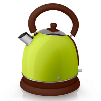 Swan Retro Dome Kettle - Lime Swan Retro Dome Kettle - Lime
